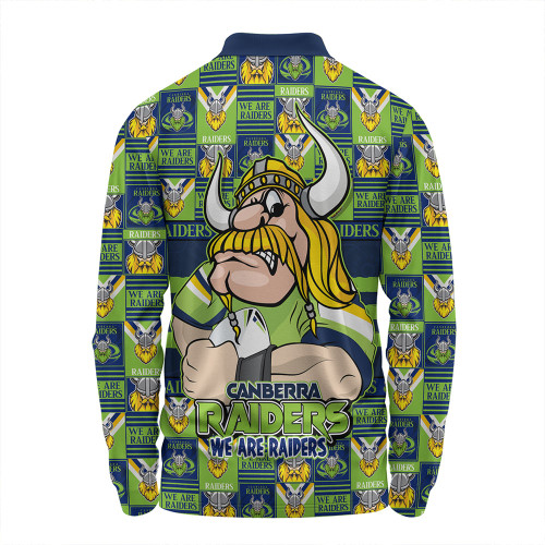 Canberra Raiders Long Sleeve Polo Shirt Champion’s Pride Comic Style Canberra Raiders Long Sleeve Polo Shirt Champion’s Pride Comic Style