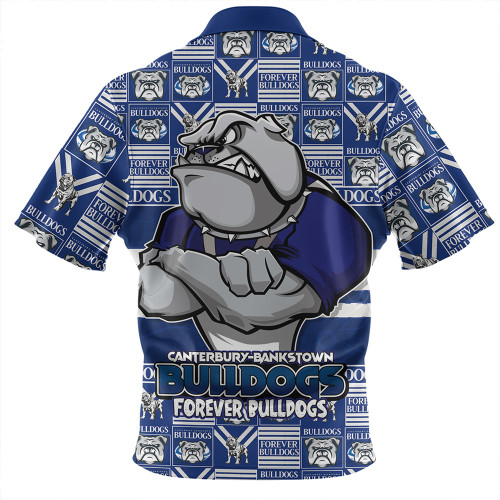 Canterbury-Bankstown Bulldogs Zip Polo Shirt Champion’s Pride Comic Style