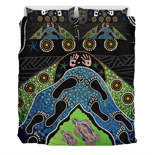 Australia Bedding Set Turtle’s Journey Through Dreamtime