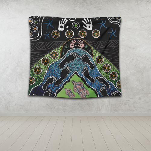 Australia Tapestry Turtle’s Journey Through Dreamtime Australia Tapestry Turtle’s Journey Through Dreamtime