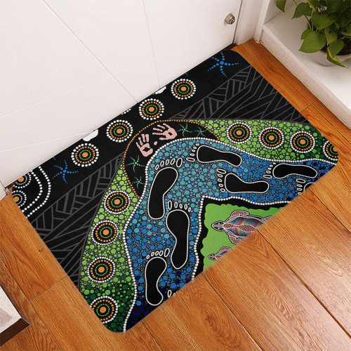 Australia Doormat Turtle’s Journey Through Dreamtime Australia Doormat Turtle’s Journey Through Dreamtime