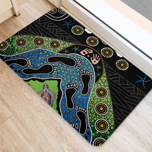 Australia Doormat Turtle’s Journey Through Dreamtime Australia Doormat Turtle’s Journey Through Dreamtime