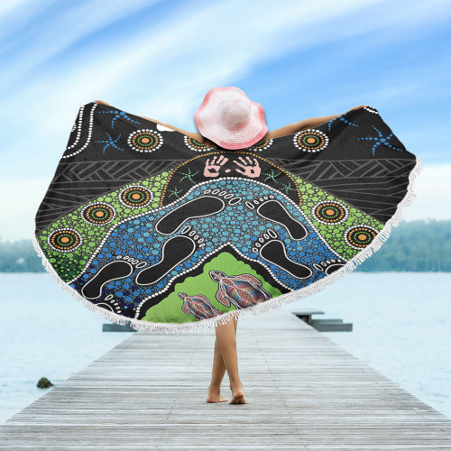 Australia Beach Blanket Turtle’s Journey Through Dreamtime Australia Beach Blanket Turtle’s Journey Through Dreamtime