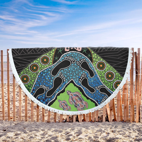 Australia Beach Blanket Turtle’s Journey Through Dreamtime Australia Beach Blanket Turtle’s Journey Through Dreamtime