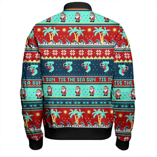 Australia Bomber Jacket Sunny Christmas By The Sea Australia Bomber Jacket Sunny Christmas By The Sea