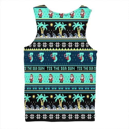 Australia Men Singlet Sunny Christmas By The Sea