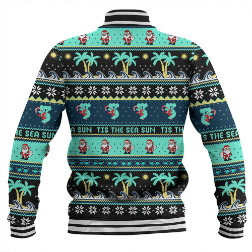 Australia Baseball Jacket Sunny Christmas By The Sea Australia Baseball Jacket Sunny Christmas By The Sea