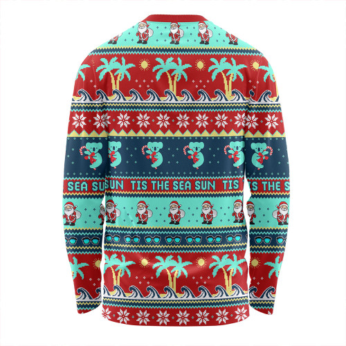 Australia Long Sleeve T-shirt Sunny Christmas By The Sea Australia Long Sleeve T-shirt Sunny Christmas By The Sea