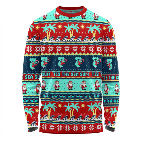 Australia Long Sleeve T-shirt Sunny Christmas By The Sea Australia Long Sleeve T-shirt Sunny Christmas By The Sea