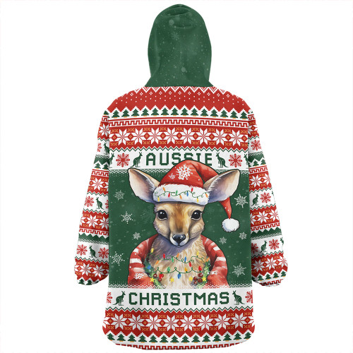 Australia Snug Hoodie Merry Christmas Spirit Kangaroo Edition Australia Snug Hoodie Merry Christmas Spirit Kangaroo Edition