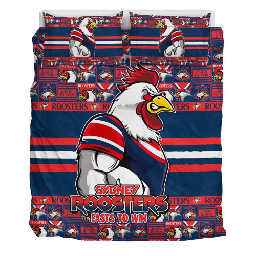 Sydney Roosters Bedding Set Champion’s Pride Comic Style Sydney Roosters Bedding Set Champion’s Pride Comic Style