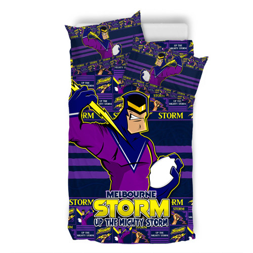 Melbourne Storm Bedding Set Champion’s Pride Comic Style Melbourne Storm Bedding Set Champion’s Pride Comic Style