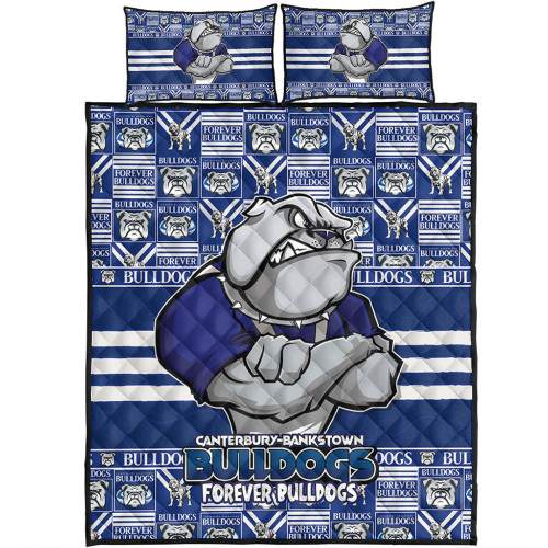 Canterbury-Bankstown Bulldogs Quilt Bed Set Champion’s Pride Comic Style Canterbury-Bankstown Bulldogs Quilt Bed Set Champion’s Pride Comic Style