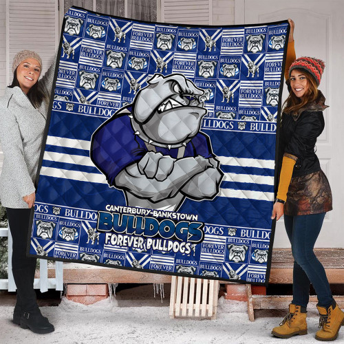 Canterbury-Bankstown Bulldogs Quilt Champion’s Pride Comic Style Canterbury-Bankstown Bulldogs Quilt Champion’s Pride Comic Style