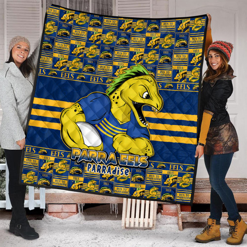 Parramatta Eels Quilt Champion’s Pride Comic Style Parramatta Eels Quilt Champion’s Pride Comic Style