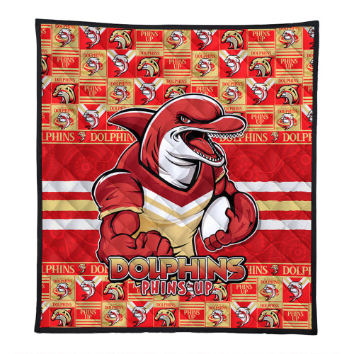 Redcliffe Dolphins Quilt Champion’s Pride Comic Style Redcliffe Dolphins Quilt Champion’s Pride Comic Style