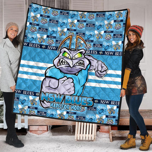 New South Wales Blues Quilt Champion’s Pride Comic Style New South Wales Blues Quilt Champion’s Pride Comic Style