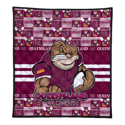 Queensland Maroons Quilt Champion’s Pride Comic Style Queensland Maroons Quilt Champion’s Pride Comic Style