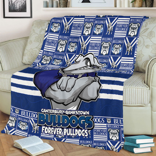 Canterbury-Bankstown Bulldogs Blanket Champion’s Pride Comic Style Canterbury-Bankstown Bulldogs Blanket Champion’s Pride Comic Style