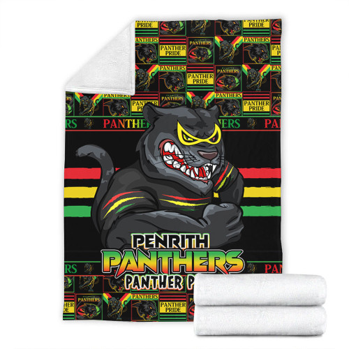Penrith Panthers Blanket Champion’s Pride Comic Style Penrith Panthers Blanket Champion’s Pride Comic Style