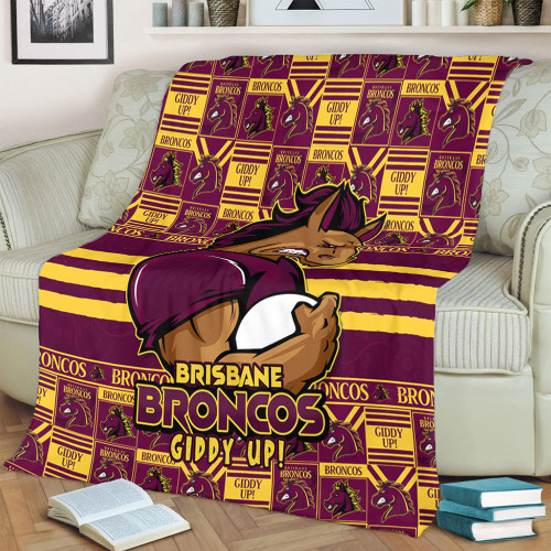Brisbane Broncos Blanket Champion’s Pride Comic Style Brisbane Broncos Blanket Champion’s Pride Comic Style