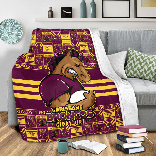 Brisbane Broncos Blanket Champion’s Pride Comic Style Brisbane Broncos Blanket Champion’s Pride Comic Style