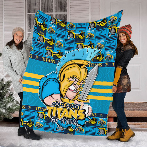 Gold Coast Titans Blanket Champion’s Pride Comic Style Gold Coast Titans Blanket Champion’s Pride Comic Style