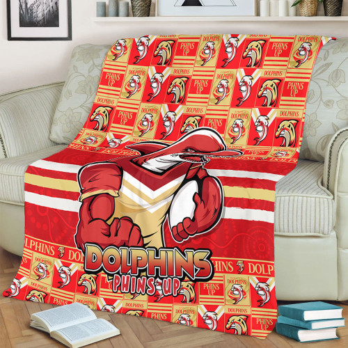 Redcliffe Dolphins Blanket Champion’s Pride Comic Style Redcliffe Dolphins Blanket Champion’s Pride Comic Style