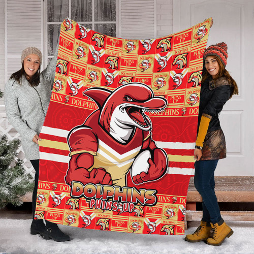 Redcliffe Dolphins Blanket Champion’s Pride Comic Style Redcliffe Dolphins Blanket Champion’s Pride Comic Style