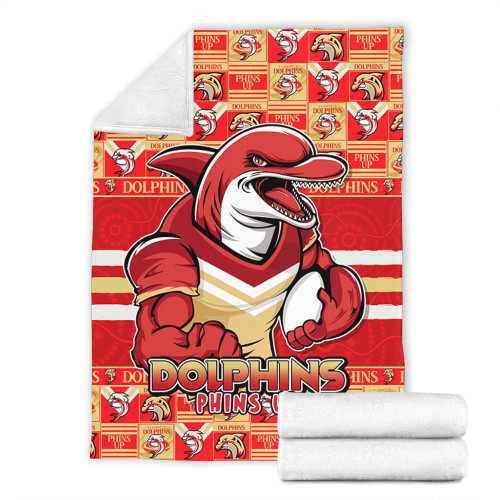 Redcliffe Dolphins Blanket Champion’s Pride Comic Style Redcliffe Dolphins Blanket Champion’s Pride Comic Style