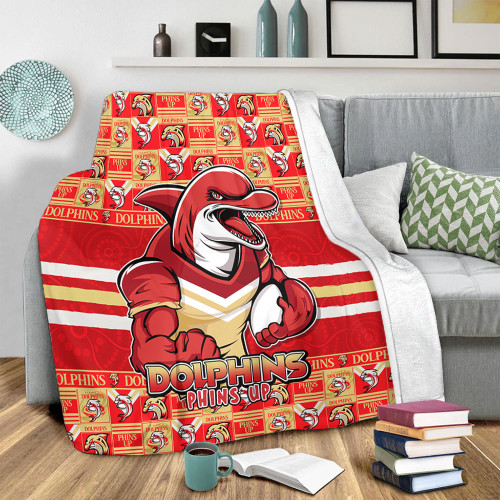 Redcliffe Dolphins Blanket Champion’s Pride Comic Style Redcliffe Dolphins Blanket Champion’s Pride Comic Style