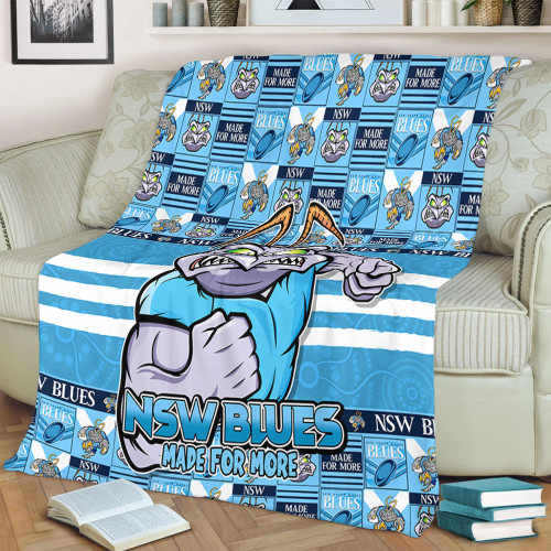 New South Wales Blues Blanket Champion’s Pride Comic Style New South Wales Blues Blanket Champion’s Pride Comic Style