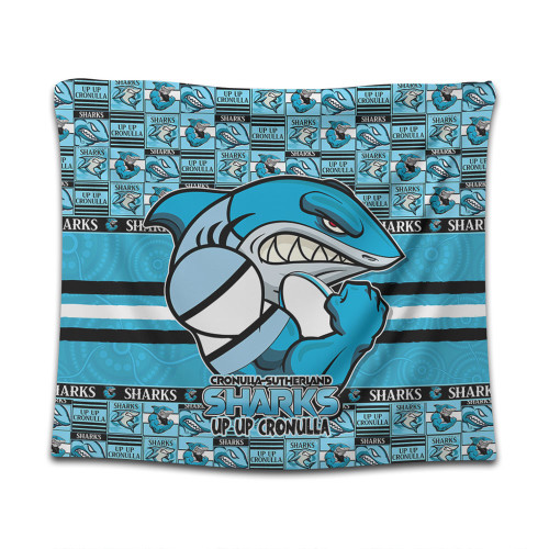 Cronulla-Sutherland Sharks Tapestry Champion’s Pride Comic Style Cronulla-Sutherland Sharks Tapestry Champion’s Pride Comic Style