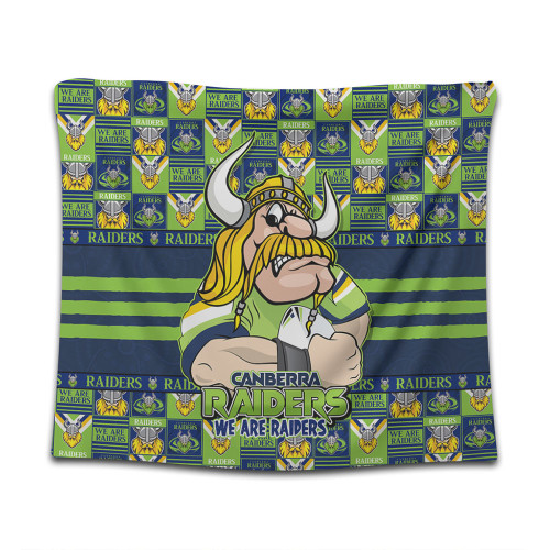 Canberra Raiders Tapestry Champion’s Pride Comic Style Canberra Raiders Tapestry Champion’s Pride Comic Style