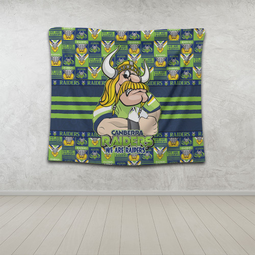 Canberra Raiders Tapestry Champion’s Pride Comic Style Canberra Raiders Tapestry Champion’s Pride Comic Style