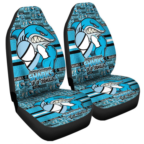 Cronulla-Sutherland Sharks Car Seat Cover Champion’s Pride Comic Style Cronulla-Sutherland Sharks Car Seat Cover Champion’s Pride Comic Style