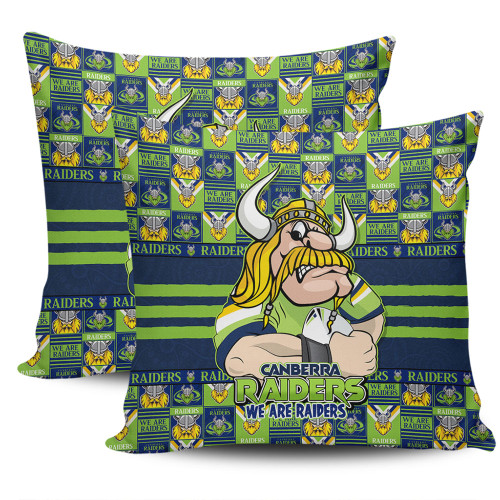 Canberra Raiders Pillow Cases Champion’s Pride Comic Style