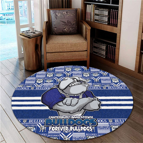 Canterbury-Bankstown Bulldogs Round Rug Champion’s Pride Comic Style Canterbury-Bankstown Bulldogs Round Rug Champion’s Pride Comic Style