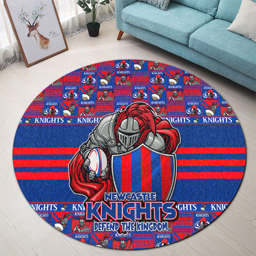 Newcastle Knights Round Rug Champion’s Pride Comic Style Newcastle Knights Round Rug Champion’s Pride Comic Style