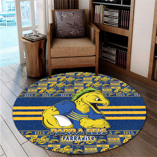 Parramatta Eels Round Rug Champion’s Pride Comic Style Parramatta Eels Round Rug Champion’s Pride Comic Style