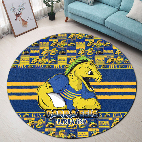 Parramatta Eels Round Rug Champion’s Pride Comic Style Parramatta Eels Round Rug Champion’s Pride Comic Style
