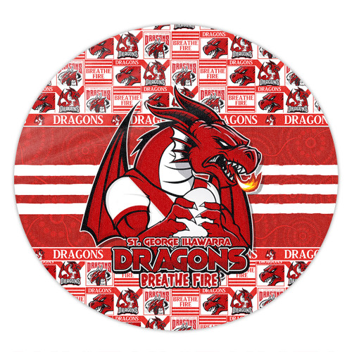 St. George Illawarra Dragons Round Rug Champion’s Pride Comic Style St. George Illawarra Dragons Round Rug Champion’s Pride Comic Style
