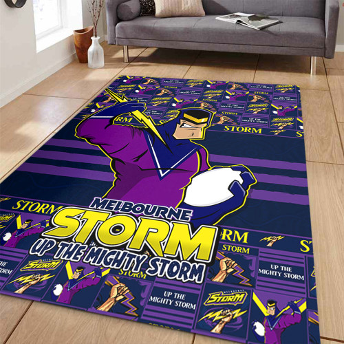 Melbourne Storm Area Rug Champion’s Pride Comic Style