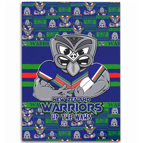 New Zealand Warriors Area Rug Champion’s Pride Comic Style New Zealand Warriors Area Rug Champion’s Pride Comic Style
