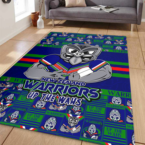 New Zealand Warriors Area Rug Champion’s Pride Comic Style New Zealand Warriors Area Rug Champion’s Pride Comic Style