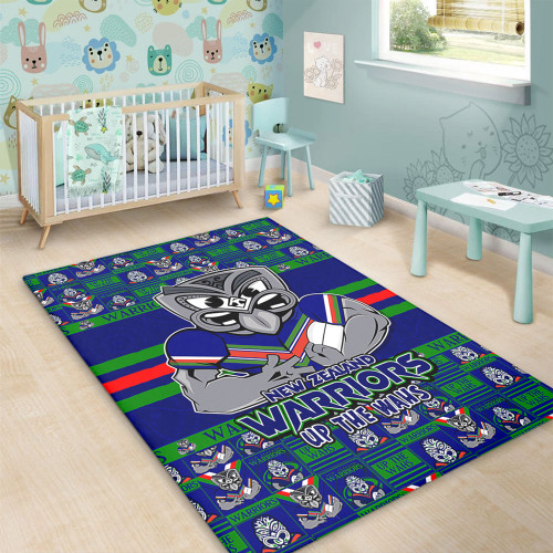 New Zealand Warriors Area Rug Champion’s Pride Comic Style New Zealand Warriors Area Rug Champion’s Pride Comic Style