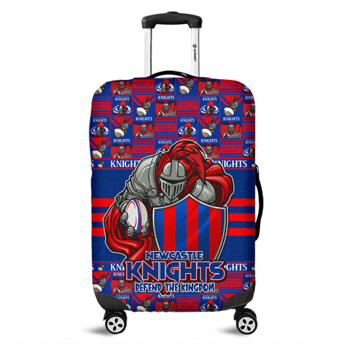 Newcastle Knights Luggage Cover Champion’s Pride Comic Style