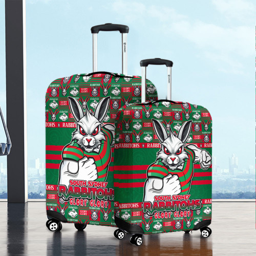South Sydney Rabbitohs Luggage Cover Champion’s Pride Comic Style