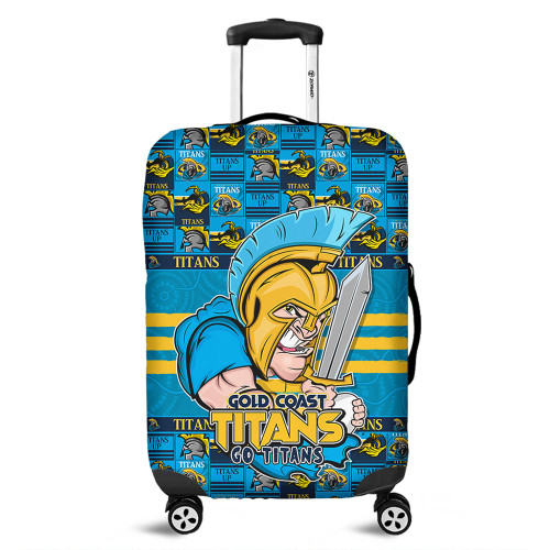 Gold Coast Titans Luggage Cover Champion’s Pride Comic Style