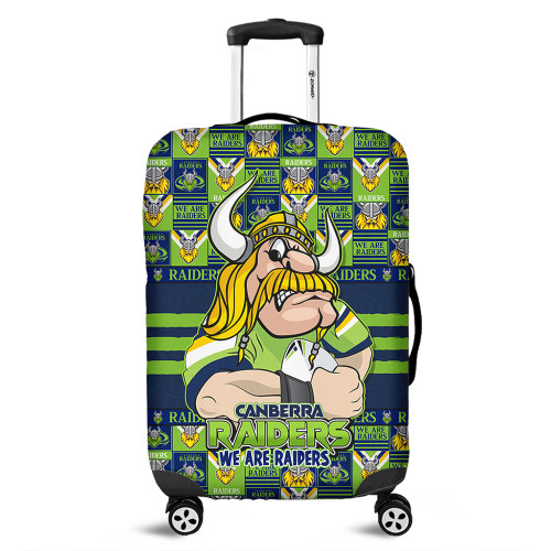 Canberra Raiders Luggage Cover Champion’s Pride Comic Style